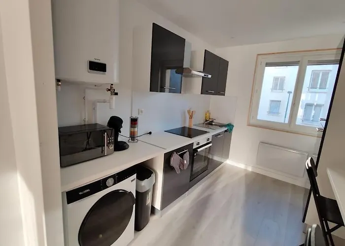 Meuble F4 Centre Proche Gare Sncf, Stade Rugby, Jaude, Apartamento Clermont-Ferrand